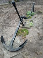 Scheepsanker Antiek Anker met ketting, Watersport en Boten, Ophalen, Gebruikt, Ankeren en Afmeren, Zeilboot of Motorboot