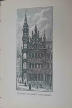 17 / Brussel Maison de Roi. Houtgravure uit 1892, Antiek en Kunst, Kunst | Etsen en Gravures, Ophalen of Verzenden