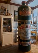 Antieke xl papiermache etalage reclame fles zinkendop 90 cm, Verzamelen, Merken en Reclamevoorwerpen, Ophalen, Zo goed als nieuw