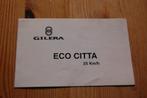Gilera Eco Citta elektrisch schema, Fietsen en Brommers, Verzenden, Gebruikt