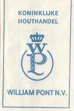 Koninklijke Houthandel William Pont, Ophalen of Verzenden