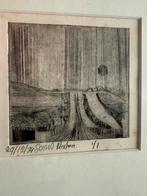 Ets van Gerrit Postma, Antiek en Kunst, Kunst | Etsen en Gravures, Ophalen