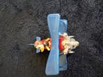 Eend in ijzeren vliegtuig, Verzamelen, Ophalen of Verzenden, Donald Duck, Zo goed als nieuw, Beeldje of Figuurtje