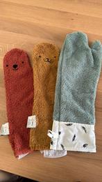 2x Baby Shower Glove handschoen washand, Kinderen en Baby's, Badjes en Verzorging, Ophalen of Verzenden, Zo goed als nieuw, Overige typen