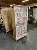 Handgesneden Kast uit India Uniek exemplaar Ibiza/Boho Nieuw, Met deur(en), Ibiza/Boho/Botanisch, Nieuw, 50 tot 100 cm