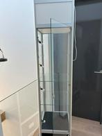 Vitrinekast van glas met licht, Huis en Inrichting, Kasten | Vitrinekasten, Ophalen, Minder dan 50 cm, Gebruikt, Glas