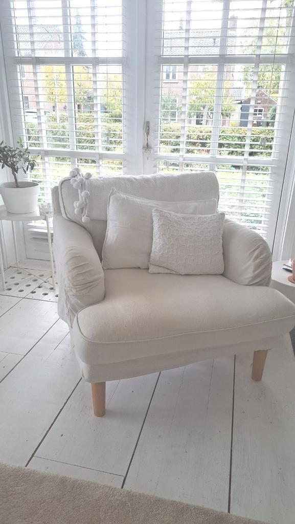 Stocksund feauteuil Ikea, Huis en Inrichting, Banken | Sofa's en Chaises Longues, Gebruikt, Eenpersoons, Minder dan 150 cm, 75 tot 100 cm