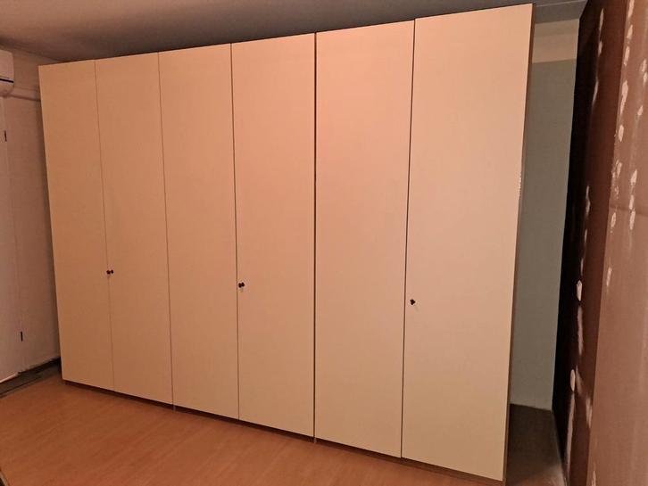 Grote 6-deurs kledingkast, Huis en Inrichting, Kasten | Kledingkasten, Gebruikt, 200 cm of meer, 200 cm of meer, 50 tot 75 cm