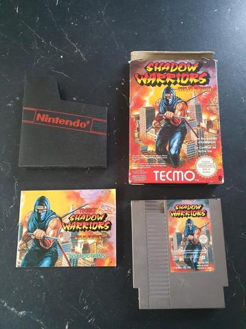 Ninja Gaiden aka Shadow Warriors CIB beschikbaar voor biedingen