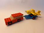 Lego 660. auto met aanhanger en vliegtuig, Kinderen en Baby's, Speelgoed | Duplo en Lego, Gebruikt, Ophalen of Verzenden