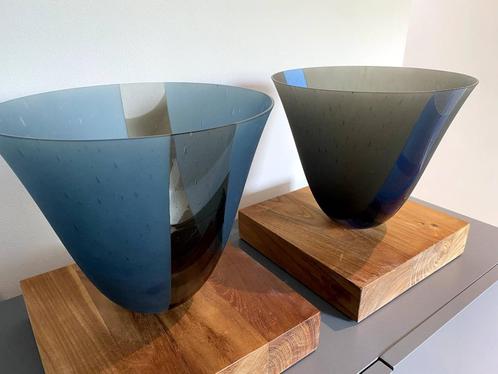 2 Design Glasobjecten | Frank van den Ham 2006, Antiek en Kunst, Antiek | Glas en Kristal, Ophalen