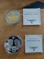 2X herdenkingsmunten Nederland, Postzegels en Munten, Munten | Nederland, Ophalen of Verzenden, Koningin Beatrix, Overige waardes