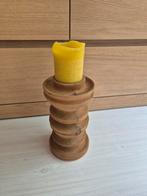 Houten Kandelaar - Decoratie, Ophalen, Gebruikt, Bruin, Hout