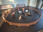 Speelgoed boerderij set: 11 dieren en 21 hekjes, Ophalen of Verzenden, Zo goed als nieuw
