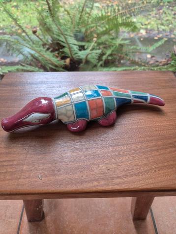 Keramische krokodil decoratie raku zuid africa beschikbaar voor biedingen