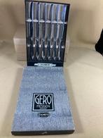 6 Gero Zilmeta messen in doos, Antiek en Kunst, Antiek | Bestek, Ophalen of Verzenden