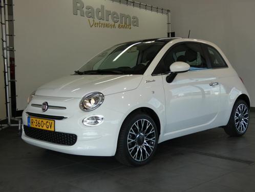 Fiat 500 1.0 Hybrid  Dolcevita Panodak Cruise, Auto's, Fiat, Bedrijf, ABS, Airbags, Airconditioning, Android Auto, Bluetooth, Boordcomputer
