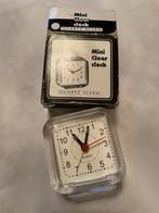 Mini clear clock / nieuw in doosje), Ophalen of Verzenden, Nieuw, Wekker of Tafelklok