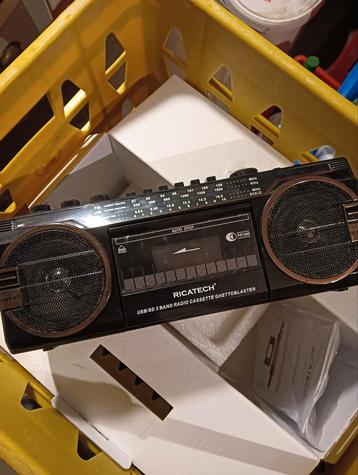 Radio usb cassette speler Ricatech