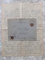 Duitse veldpost, gestempeld 10.1.45., Verzamelen, Militaria | Tweede Wereldoorlog, Verzenden, Landmacht, Duitsland, Overige typen