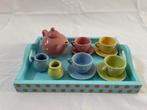 Theeservies met taartjes, Kinderen en Baby's, Speelgoed | Houten speelgoed, Ophalen, Gebruikt, Meubelstuk of Keukentje
