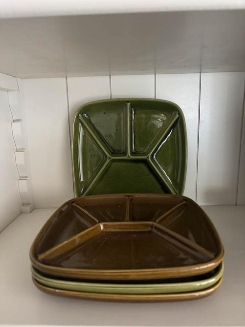 Fondueborden royal sphinx Maastricht, Antiek en Kunst, Antiek | Servies los, Ophalen of Verzenden