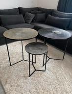 Salontafel set van gietijzer, Ophalen, 50 tot 100 cm, Rond, 50 tot 100 cm