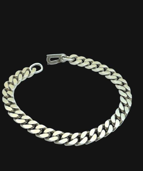 Zware vol Zilveren Heren Armband, Sieraden, Tassen en Uiterlijk, Armbanden, Zo goed als nieuw, Zilver, Zilver, Verzenden