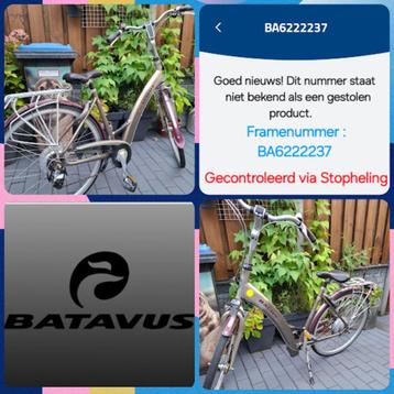 BATAVUS PADOVA EASY🧏‍♀️DAMES🙋HEREN👨‍🎓👩‍🎓STUDENTENFIETS beschikbaar voor biedingen