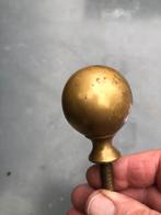 elegante bronzen/ messing antieke deurknop, Antiek en Kunst, Ophalen of Verzenden