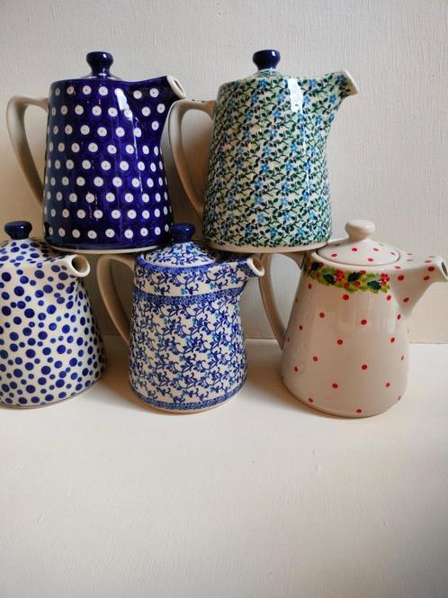 Theepot koffiepot straight Bunzlau Cast, Huis en Inrichting, Keuken | Servies, Nieuw, Overige typen, Overige stijlen, Keramiek