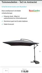 Zweefparasol incl. voet - BestGarden, Tuin en Terras, Parasols, Ophalen, Kantelbaar, Nieuw, 2 tot 3 meter
