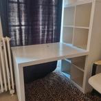 Bureau en vakkenkast Ikea plus Gratis stoel, Huis en Inrichting, Ophalen, Gebruikt, Bureau