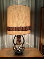 Grote vintage tafellamp ,West Germany ,dubbele fitting, Huis en Inrichting, Ophalen of Verzenden, Zo goed als nieuw, Minder dan 50 cm