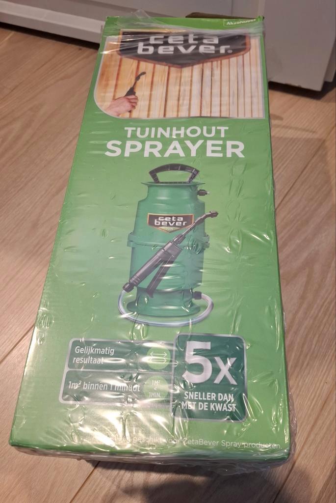 Ceta Bever Tuinhout Sprayer - Bijna nieuw in doos!, Tuin en Terras, Bestrijdingsmiddelen, Zo goed als nieuw, Overige soorten, Ophalen of Verzenden