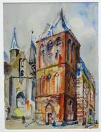 Aquarel van Dulmen Krumpelman. "Vollenhove", Ophalen of Verzenden