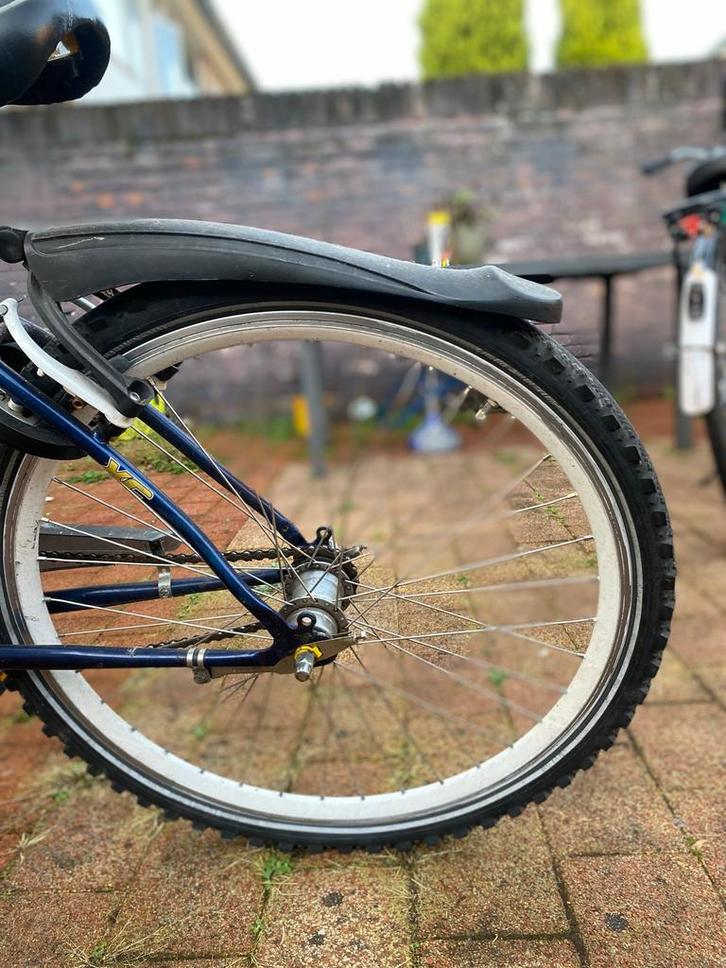 Stoere Bike Bravo Kinderfiets, Fietsen en Brommers, Fietsen | Cruisers en Lowriders, Gebruikt, Heren, Overige typen, Staal, Minder dan 47 cm