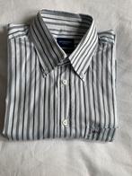 McGregor exclusief design overhemd wit blauw streep XL, Wit, Zo goed als nieuw, Halswijdte 43/44 (XL), Verzenden
