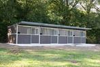 Paardenboxen,buitenboxen,buitenstal,buitenstalling,stallen, Weidegang, 4 paarden of pony's of meer