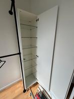 Witte badkamer kast (Ikea Vattern) met glazen planken, Ophalen, Met plank(en), Minder dan 50 cm, Gebruikt