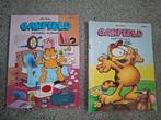 2x Garfield stripboek, deel 1 en deel 9 (dubbelalbum), Meerdere stripboeken, Ophalen, Gelezen