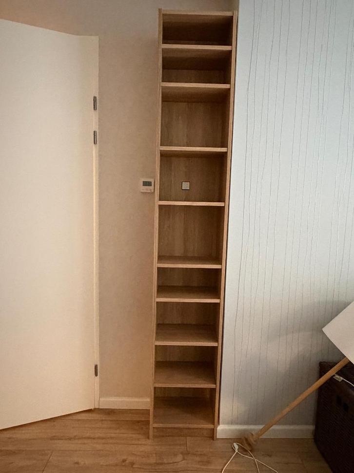 Billy kast 40 breed met opzetstuk, Huis en Inrichting, Kasten | Boekenkasten, Gebruikt, Minder dan 50 cm, 200 cm of meer, 25 tot 50 cm