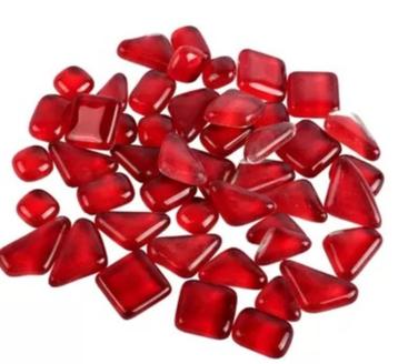Colourful Mosaics soft glas polygonal à 65 gram rood beschikbaar voor biedingen