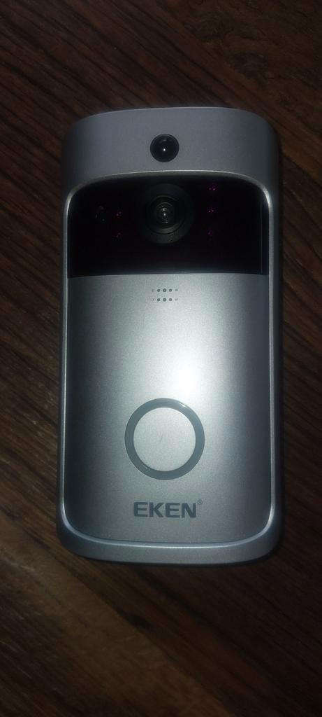 Eken Slimme Deurbel met Camera & Gong, Audio, Tv en Foto, Videobewaking, Gebruikt, Buitencamera, Ophalen of Verzenden
