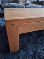 Eiken salon tafel, Ophalen, 100 tot 150 cm, Eikenhout, 50 tot 100 cm