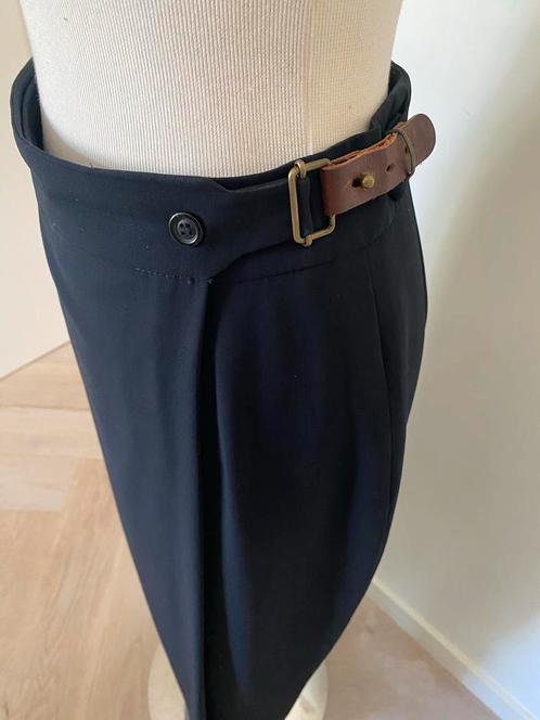Pauw Amsterdam Donkerblauwe maxi Rok wol Maat M, Kleding | Dames, Rokken, Zo goed als nieuw, Maat 38/40 (M), Blauw, Ophalen of Verzenden