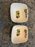 2 nette olijf schaaltjes blond amsterdam, Huis en Inrichting, Keuken | Servies, Blond Amsterdam, Ophalen of Verzenden, Aardewerk