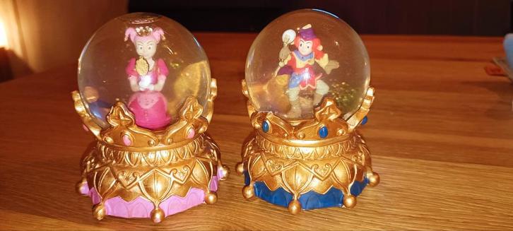 Efteling schudbol sneeuwbol pardoes en pardijntje bol, Verzamelen, Efteling, Gebruikt, Beeldje of Poppetje, Ophalen