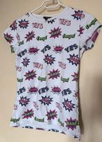 T-shirt met strip uitdrukkingen, Jongen of Meisje, Coolcat, Ophalen of Verzenden, Zo goed als nieuw