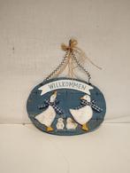 Duits Welkom Bordje, Ophalen of Verzenden, Niet bekend, Niet bekend, Niet bekend